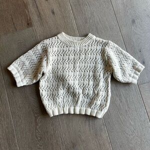 Cream Knit Women's Sweater